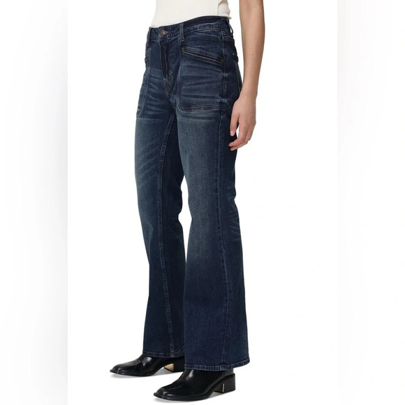 Frye Women's Embroidered-Pocket Bootcut Jeans Sz 30